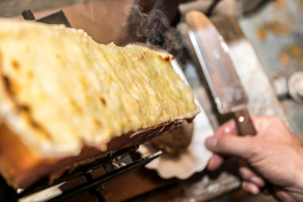 Fromage à raclette près de Bellentre